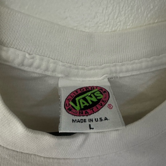 Vans White Short Sleeve Tee - Baghdad - Picture 2 of 7